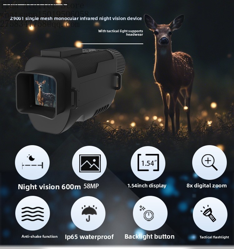 Z9001  Thermal Scope Thermal M - Thermal Scope Night Vision Monocular recension och pris