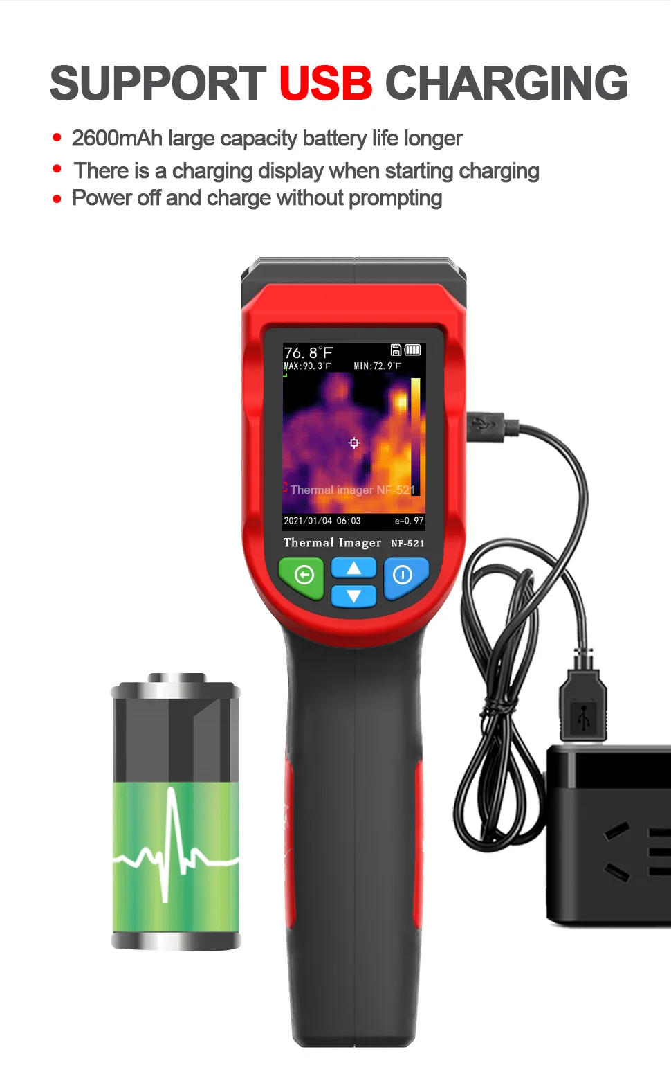 NF-521 Automatic Temperature I - Nf 521 Thermal Imaging Camera recension och pris